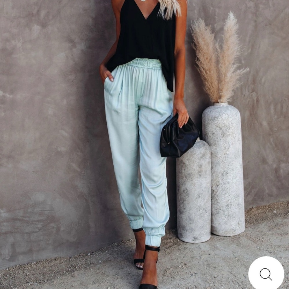 Silk pants
